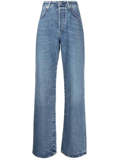 Logo-Patch Organic Cotton Jeans