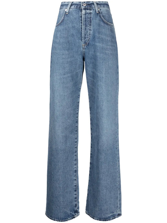 Logo-Patch Organic Cotton Jeans