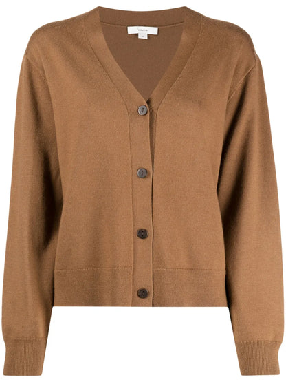 V-Neck Knitted Cardigan