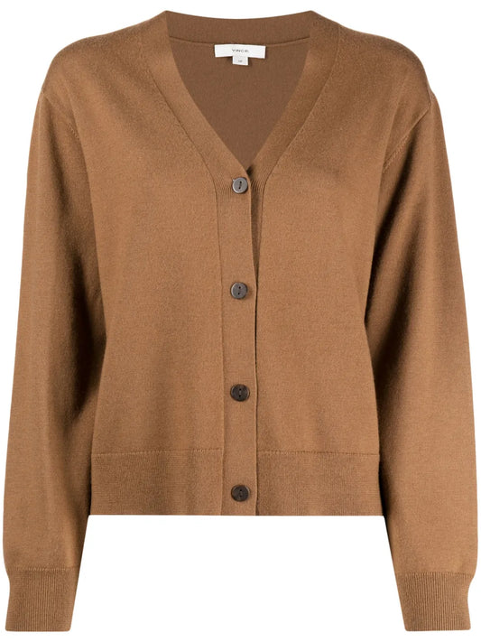 V-Neck Knitted Cardigan