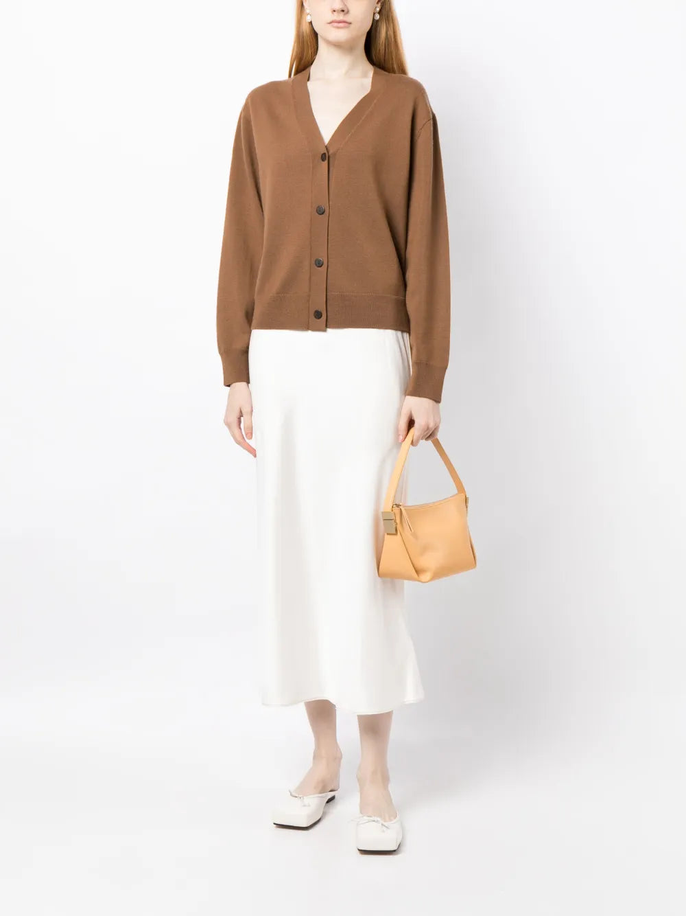 V-Neck Knitted Cardigan