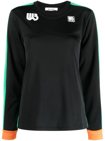 Logo-Patch Organic-Cotton Sweatshirt