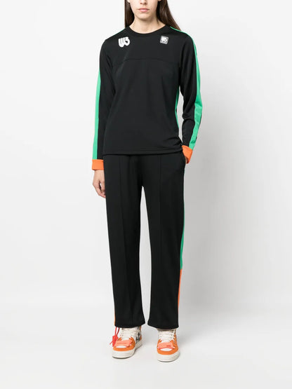 Logo-Patch Organic-Cotton Sweatshirt