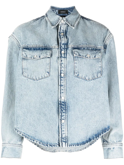 Press-Stud Denim Jacket