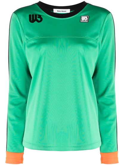 Logo-Patch Organic-Cotton Sweatshirt