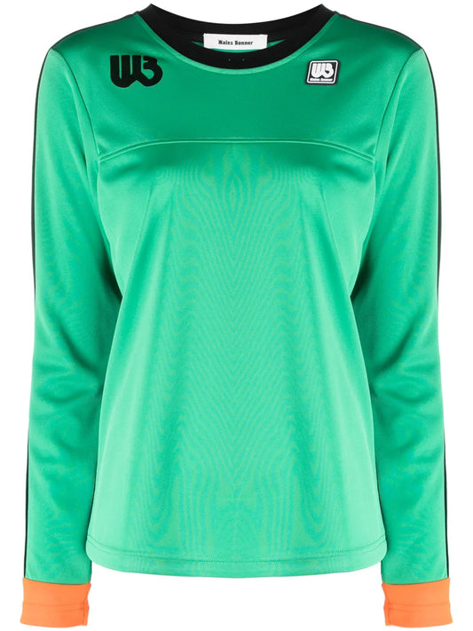 Logo-Patch Organic-Cotton Sweatshirt
