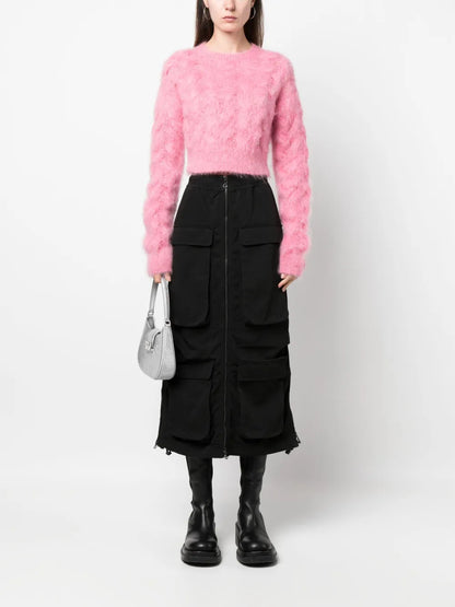 Brushed Mohair-Blend Jumper