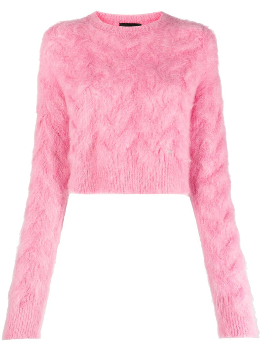 Brushed Mohair-Blend Jumper
