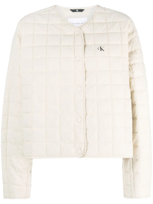 Logo-Print Padded Jacket