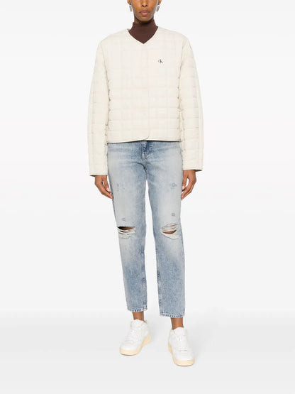 Logo-Print Padded Jacket