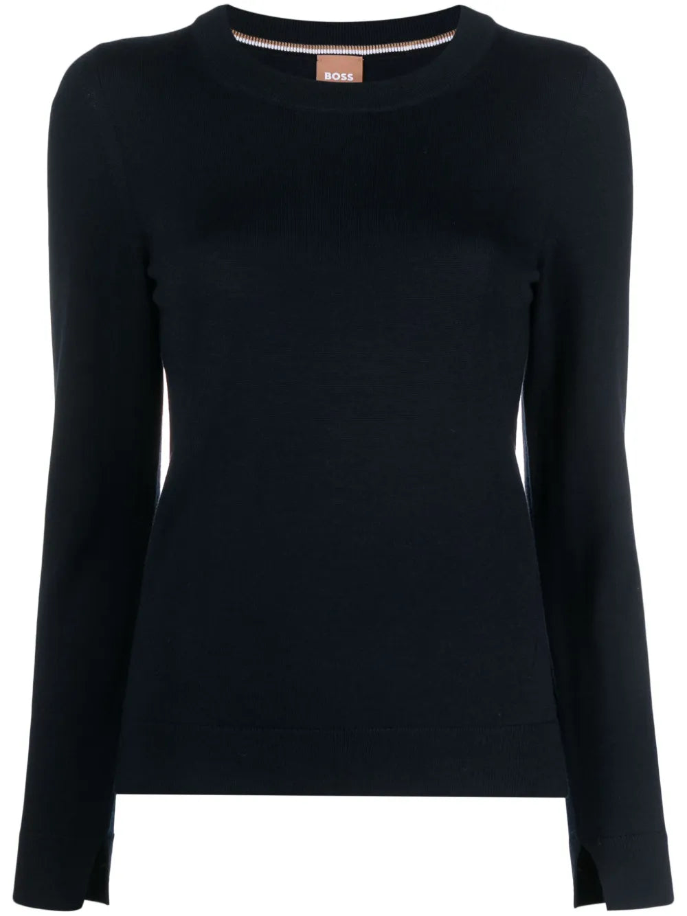 Long Slit-Sleeve Virgin Wool Jumper