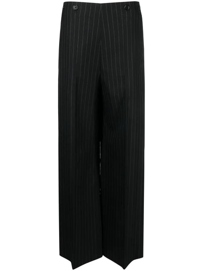 Wide-Leg Tailored Trousers