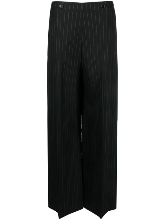 Wide-Leg Tailored Trousers