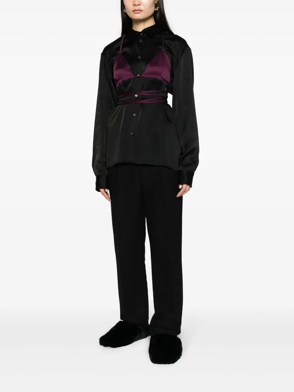 Bikini Cami Layered Shirt