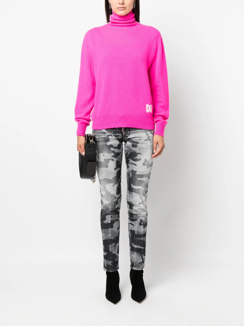 Camouflage-Print Skinny Jeans