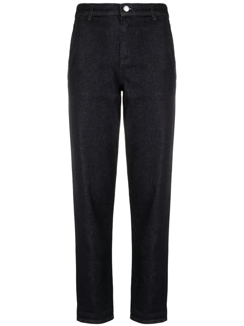 Logo-Embroidered Tapered-Leg Jeans
