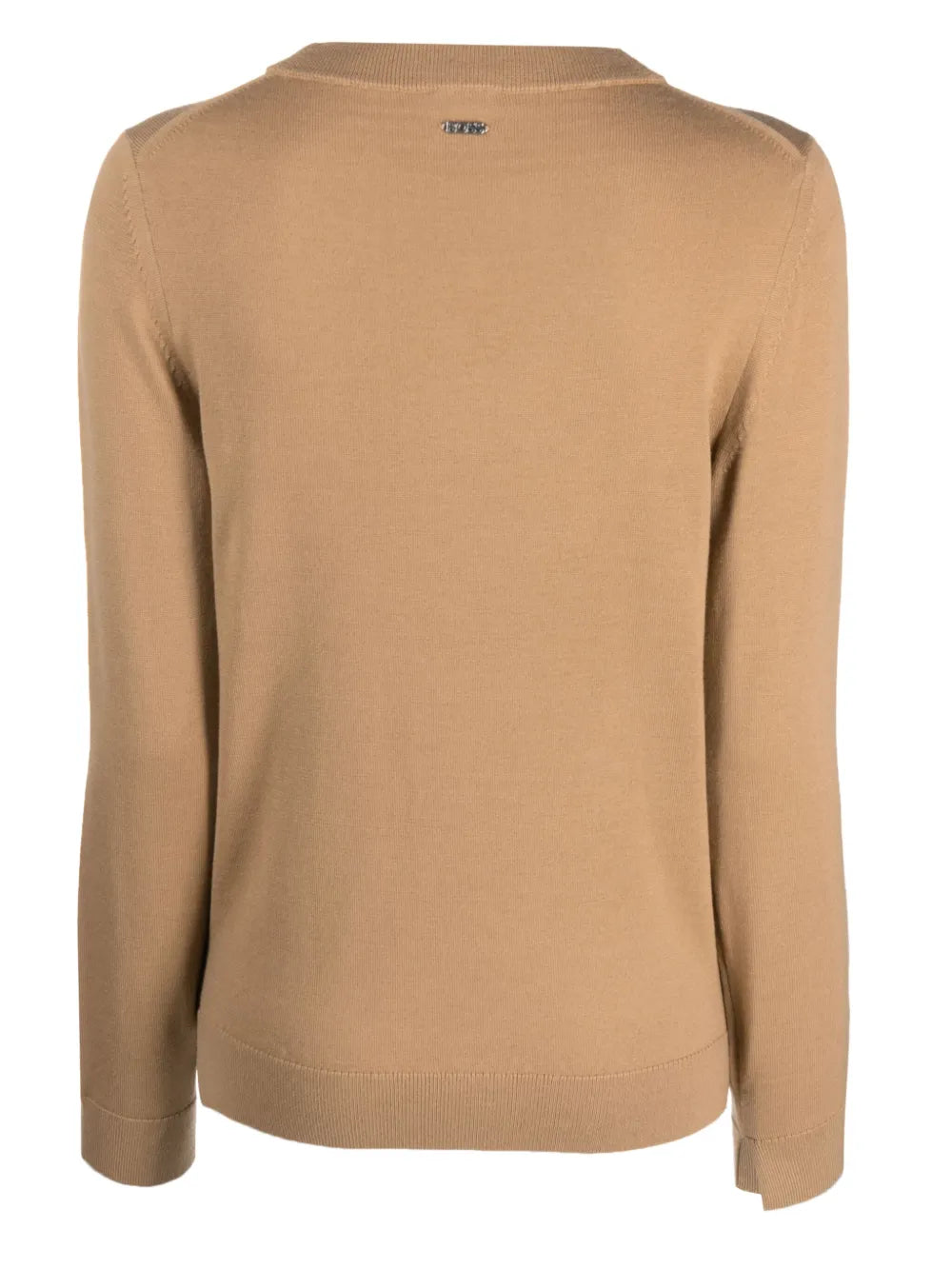 Logo-Plaque Crew-Neck Jumper