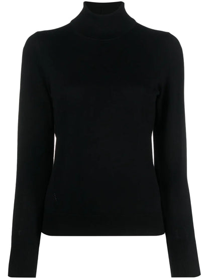 Roll-Neck Virgin Wool Jumper
