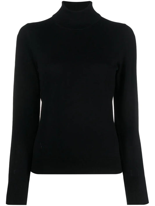 Roll-Neck Virgin Wool Jumper