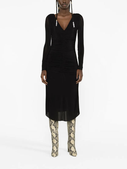 Laly Ruched Jersey Dress