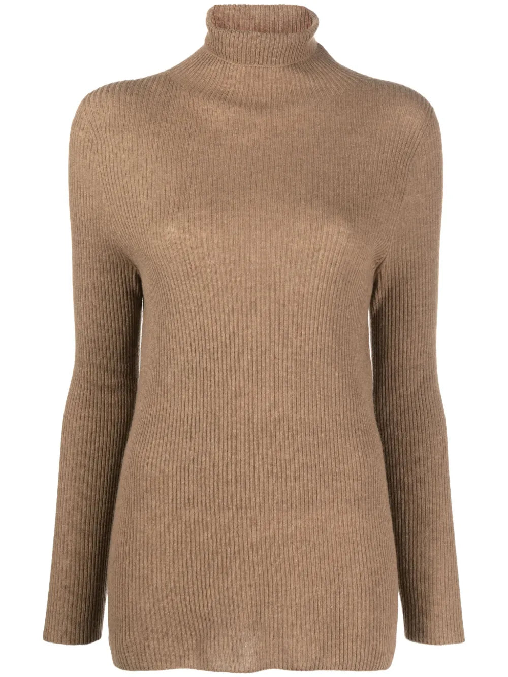 Roll-Neck Ribbed-Knit Jumper