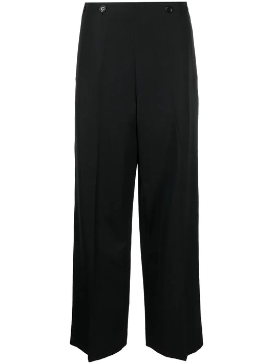 Wide-Leg Tailored Trousers