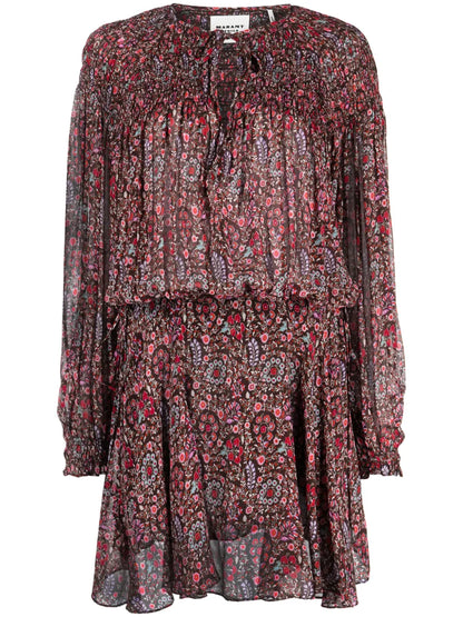 Noanne Floral-Print Mini Dress