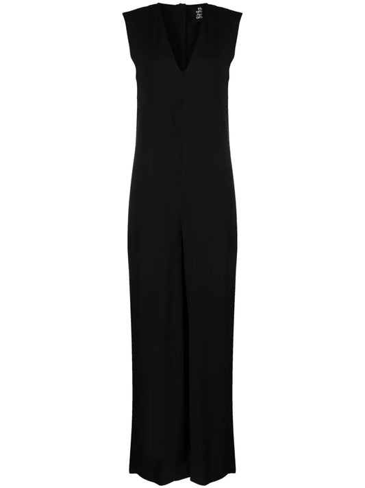 V-Neck Sleeveless Jumpsuit