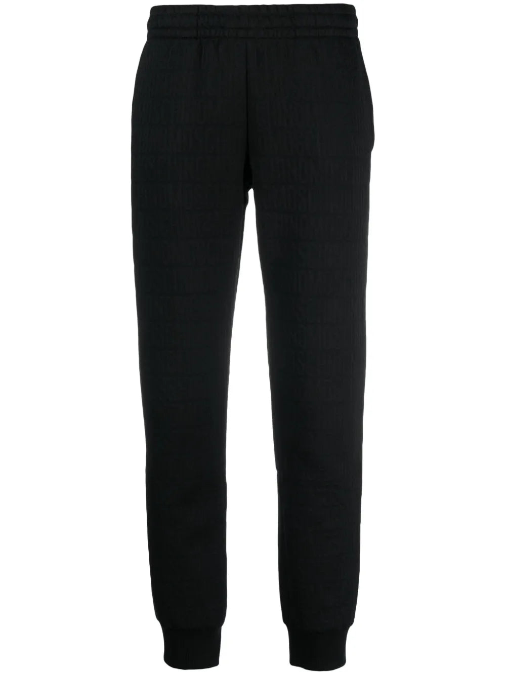 Flocked-Logo Elasticated-Waist Track Pants