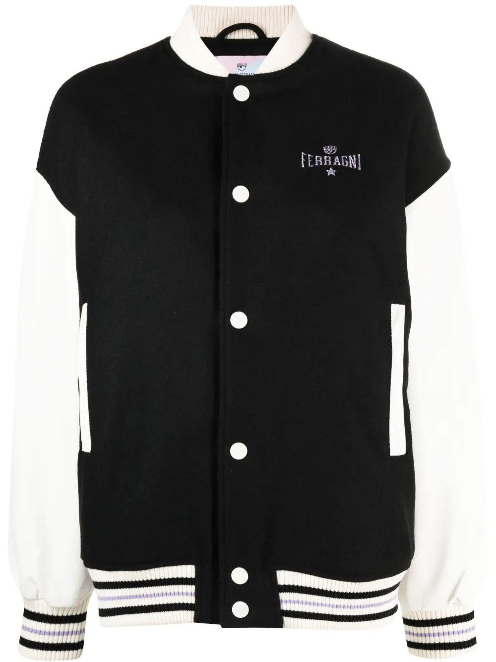Logo-Embroidered Varsity Jacket