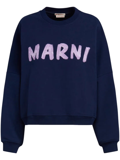 Logo-Print Cotton Sweatshirt