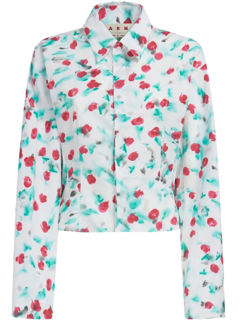 Floral-Print Cotton Shirt