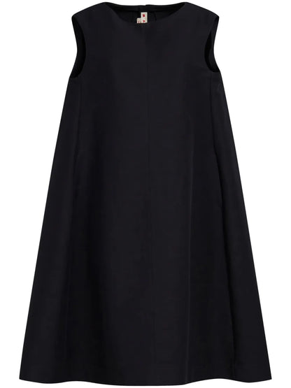 Flared Cotton Midi Dress