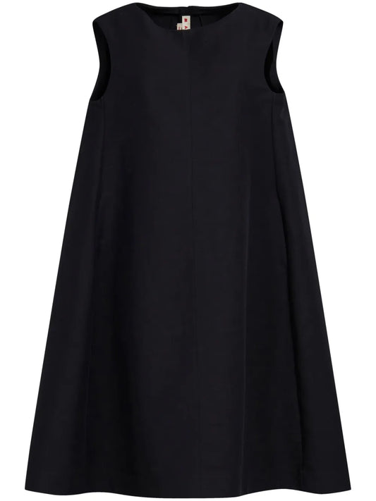 Flared Cotton Midi Dress