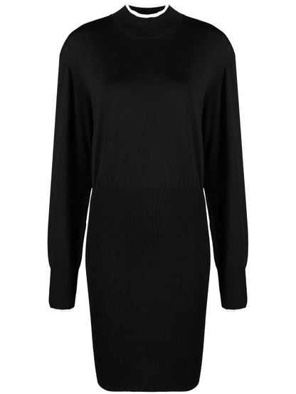 Mock-Neck Minidress
