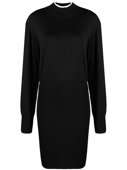 Mock-Neck Minidress