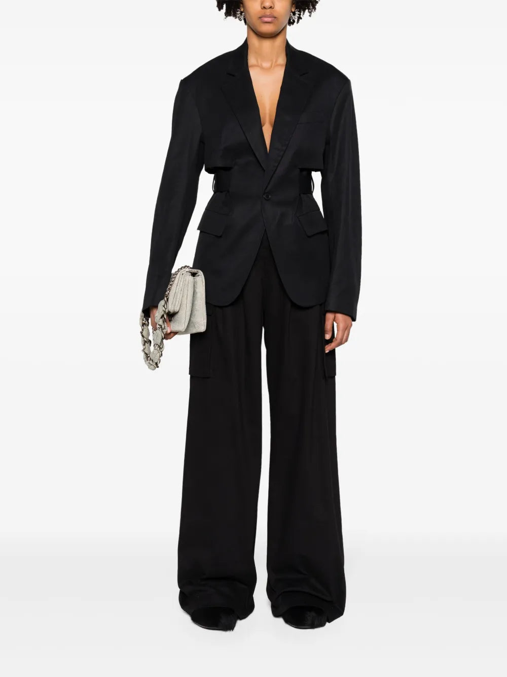 Trench Vent Belted Blazer