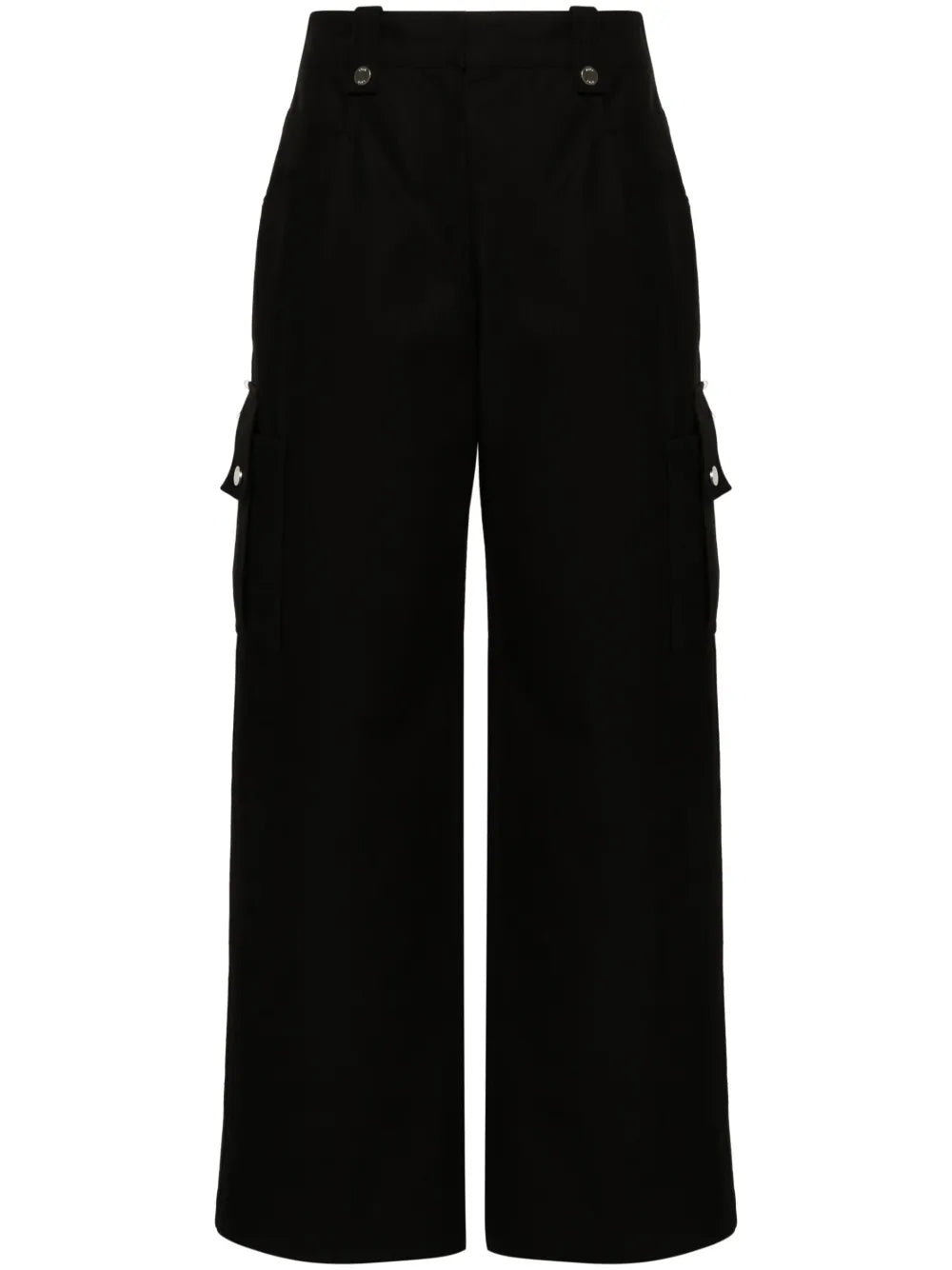 Wide-Leg Cargo Trousers