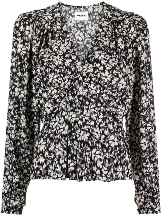 Eddy Floral-Print Blouse