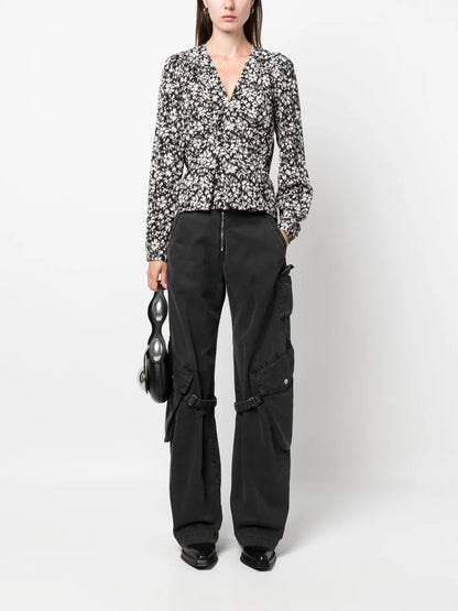 Eddy Floral-Print Blouse