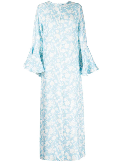 Arielle Floral-Print Kaftan