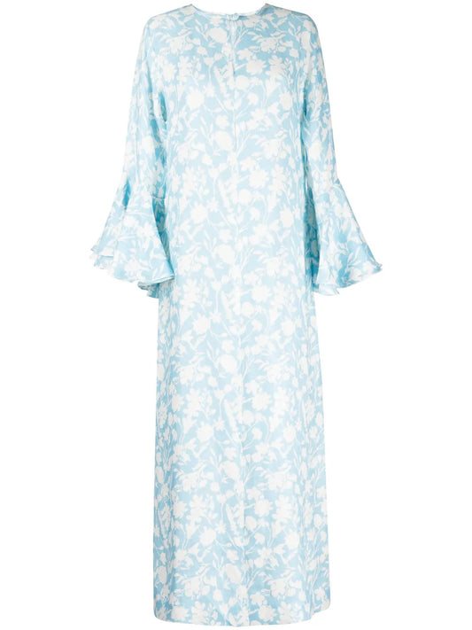 Arielle Floral-Print Kaftan