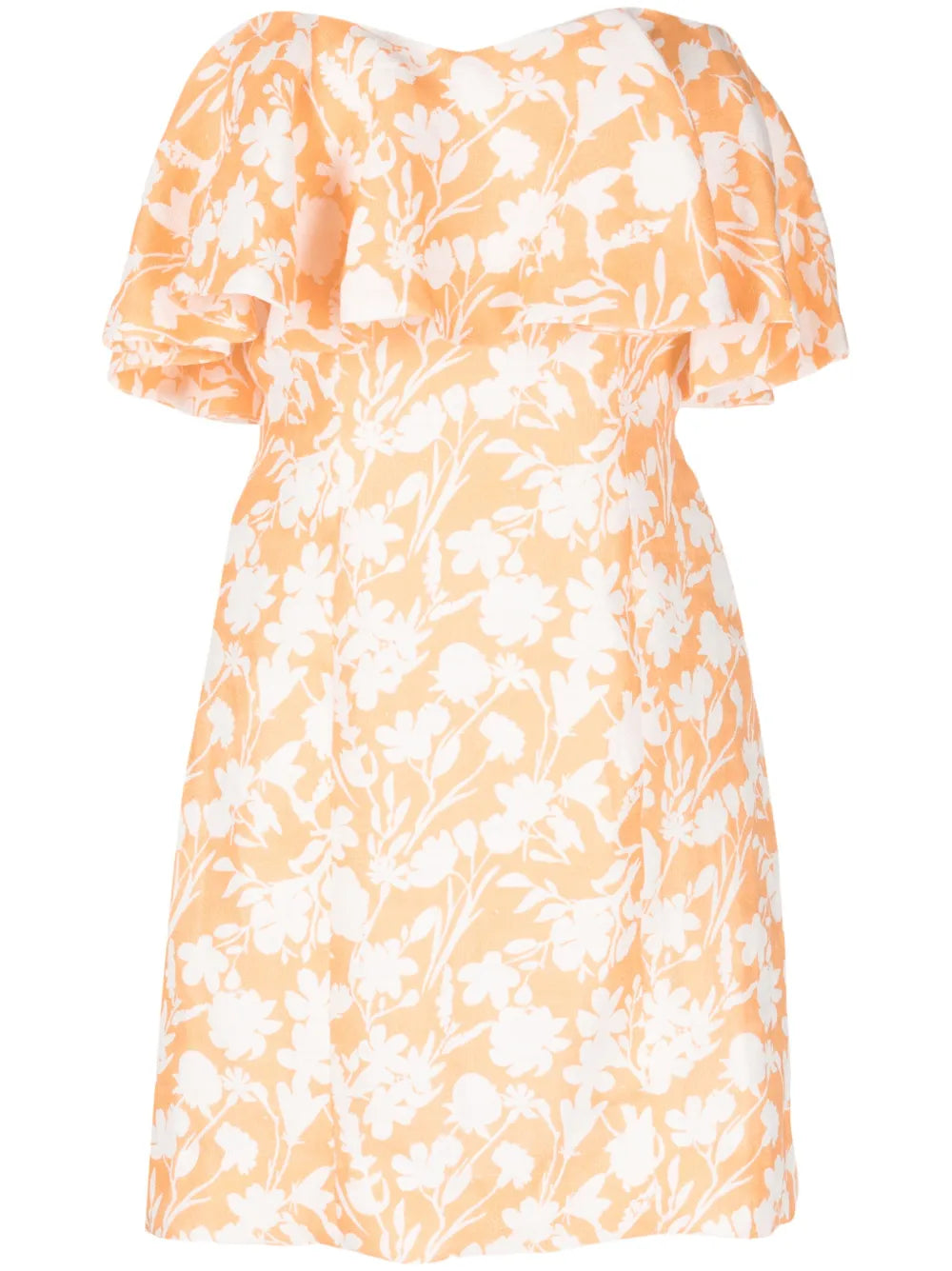 Arielle Floral-Print Ruffled Minidress