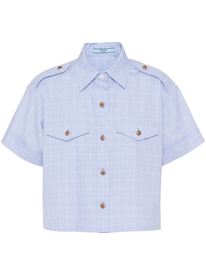 Prince Of Wales Cotton Shirt