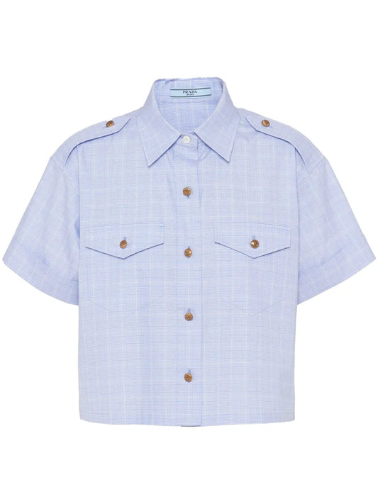 Prince Of Wales Cotton Shirt