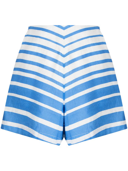 Sicily Striped Linen Shorts