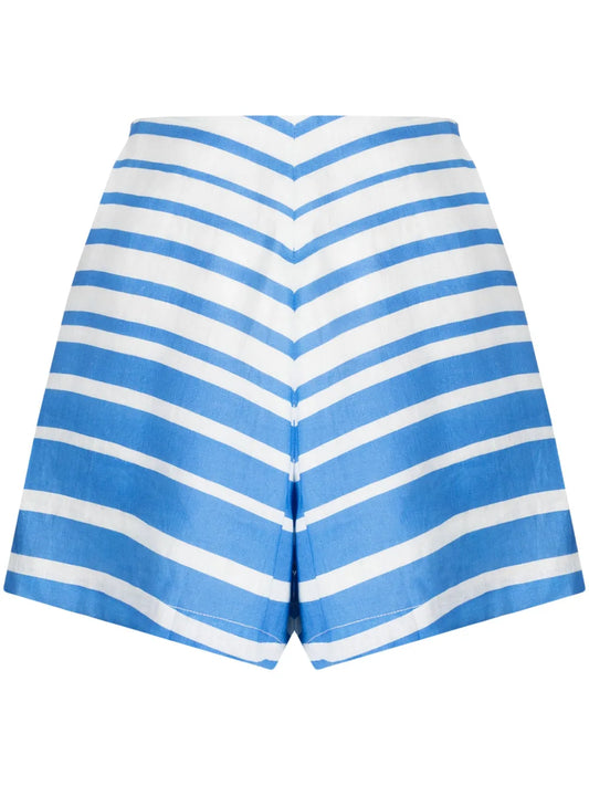 Sicily Striped Linen Shorts