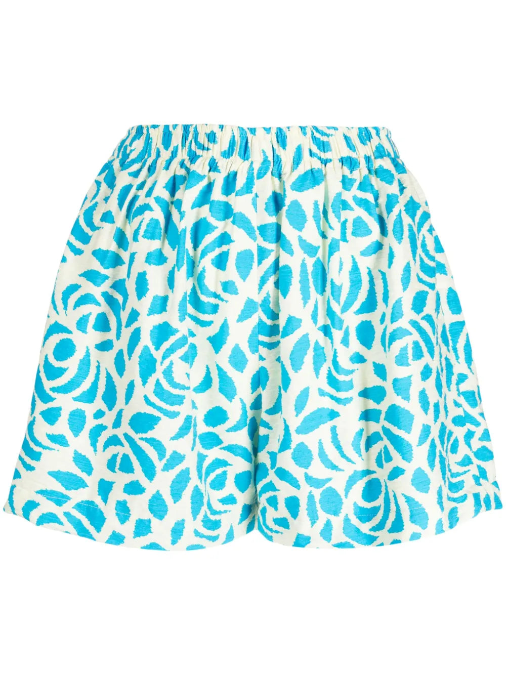 Camelia Floral-Print Linen Shorts