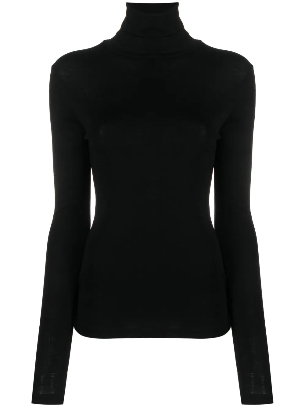 Roll-Neck Merino-Wool Top