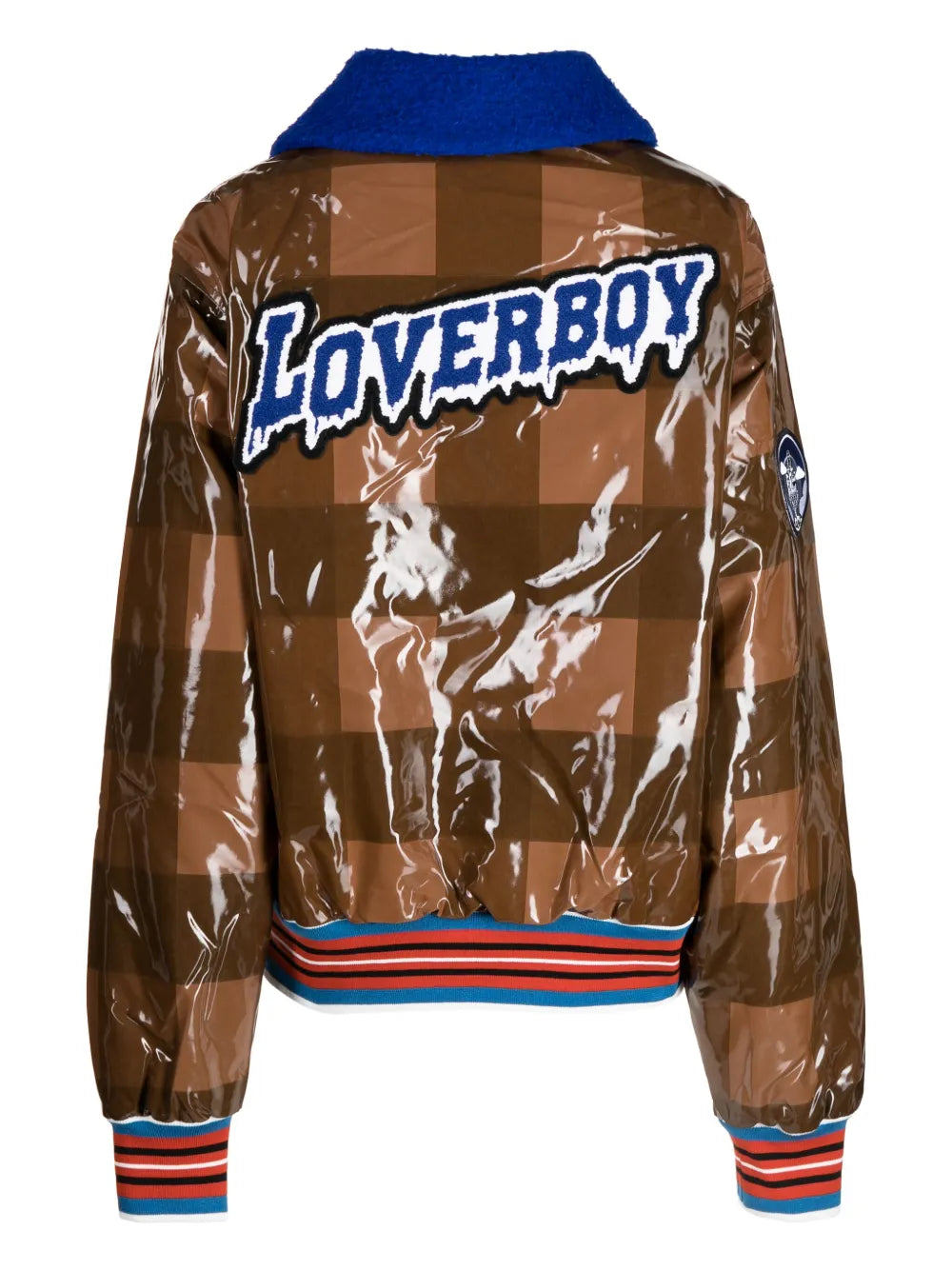 Checked Varsity Bomber Jacket